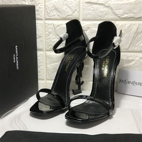 ysl denim mules|ysl high heels price list.